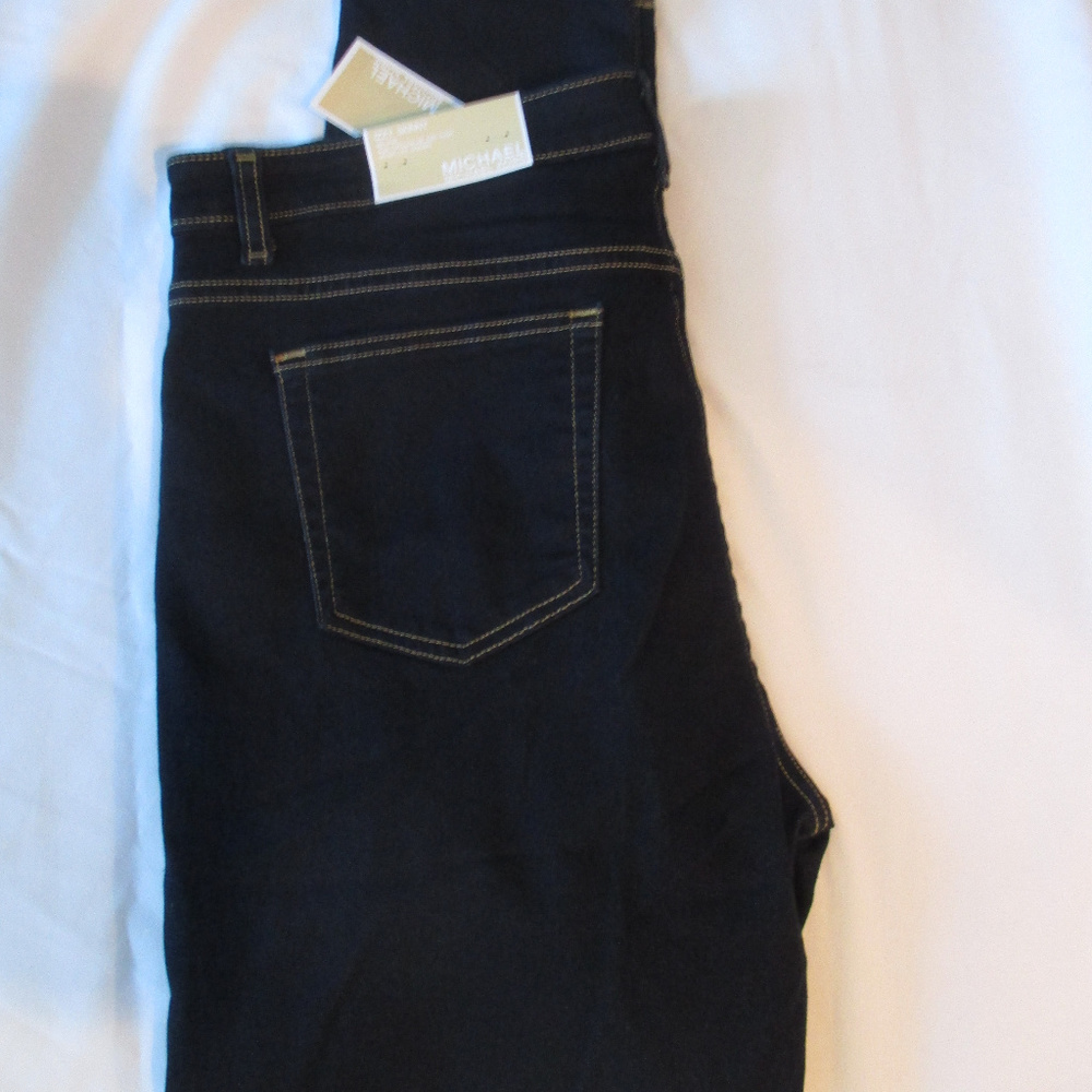 Michael Kors Izzy Skinny Dark Rinse QF99AD86NB Brand New with Tags *